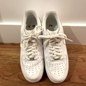 Nike White Air Force 1 Low Sz 9.5